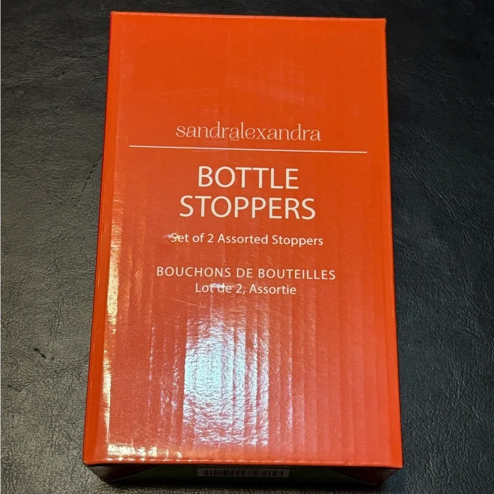 Sandraalexandra Bottle Stoppers Set Of Lemon & Chilli Limited Edition NIB Glass